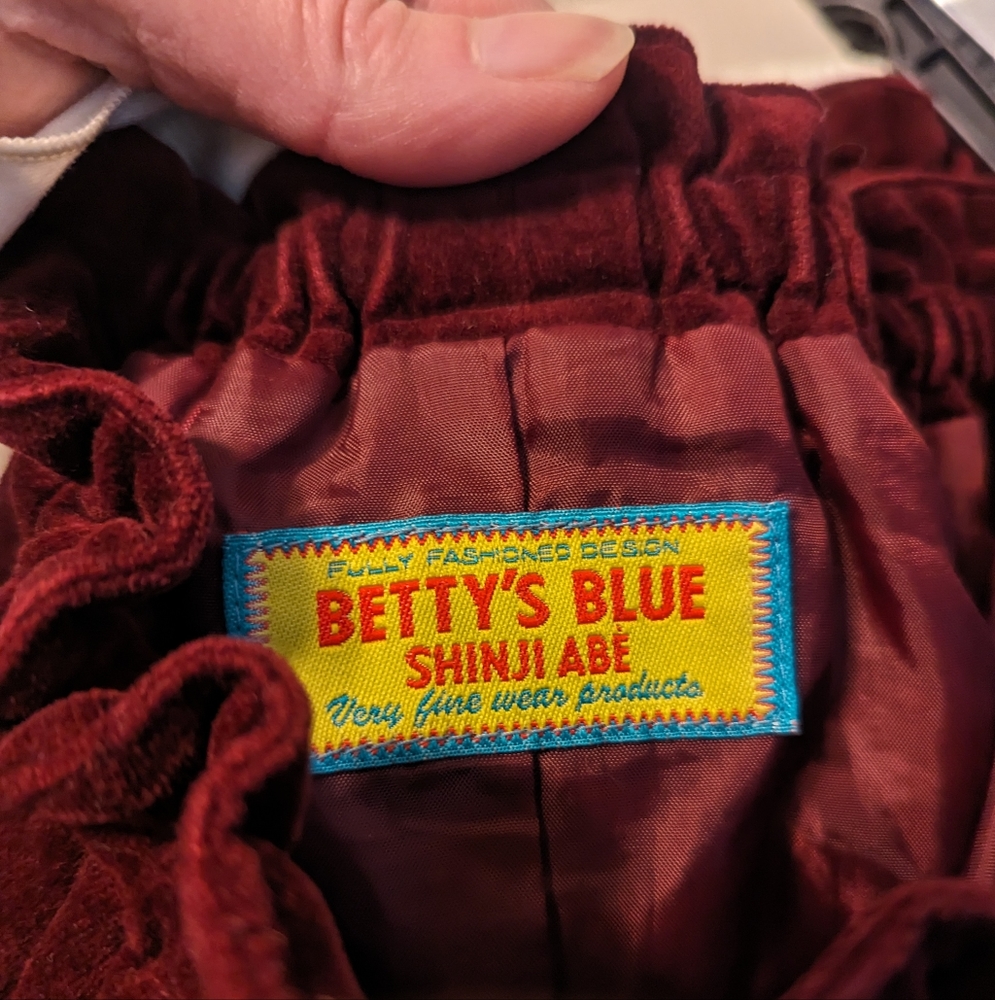 Vintage Betty's Blue Shinji Abe skirt